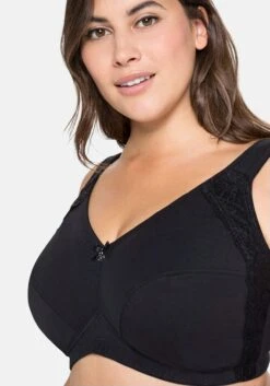 Sheego BH Ohne Bügel, Mit Seitlichem Spitzenbesatz -Sheego Verkaufe 13996300289 047E0 02 SH