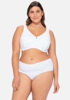 Sheego BH Ohne Bügel Mit Dezentem Druck, Wattierte Träger -Sheego Verkaufe 13996400429 03XCZ 02 SH