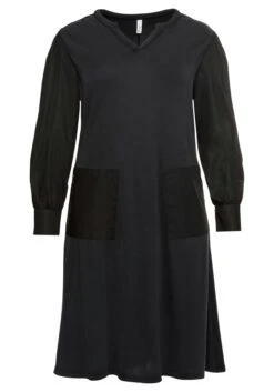 Sheego Shirtkleid Mit Taschen, Im Materialmix -Sheego Verkaufe 14000600289 03XFS 00 SH