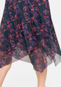 Sheego Cocktailkleid Aus Mesh, Mit Zipfelsaum -Sheego Verkaufe 14002300524 03XDW 02 SH