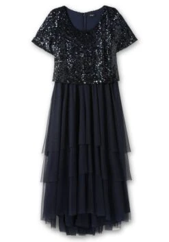 Sheego Abendkleid Mit Lose Fallendem Paillettenoberteil -Sheego Verkaufe 14014300035 04SM5 00 SH