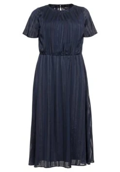 Sheego Abendkleid Mit Streifen-Jacquard Und Metallic-Effekt -Sheego Verkaufe 14014400035 042ZR 00 SH