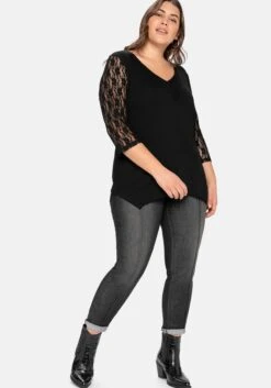 Skinny Power-Stretch-Jeans Mit Streckenden Biesen -Sheego Verkaufe 14019800341 03XTE 02 SH
