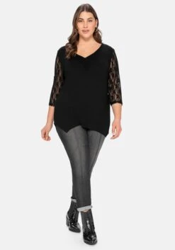 Skinny Power-Stretch-Jeans Mit Streckenden Biesen -Sheego Verkaufe 14019800341 03XTN 02 SH