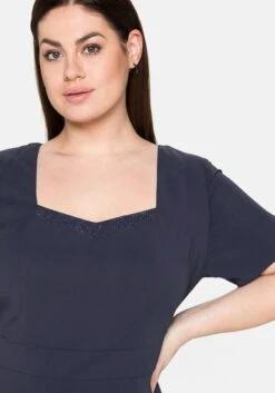 Sheego Abendkleid Mit Schmucksteinen Am Ausschnitt -Sheego Verkaufe 14021500035 03XS1 02 SH