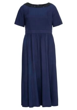 Sheego Abendkleid Mit Pailletten Am Ausschnitt -Sheego Verkaufe 14021700018 03XOZ 00 SH
