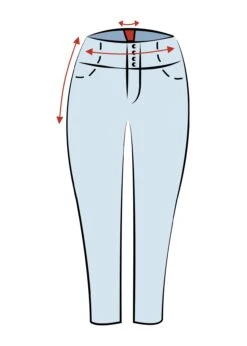 Sheego Slim Jeans In Curvy-Schnitt ANNE, Mit High-Waist-Bund -Sheego Verkaufe 14026200330 01 SH