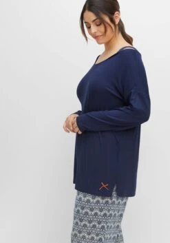 Sheego Schlafanzugshirt In Lagenoptik, Mit Trägern Aus Spitze -Sheego Verkaufe 14032300018 04HSV 02 SH