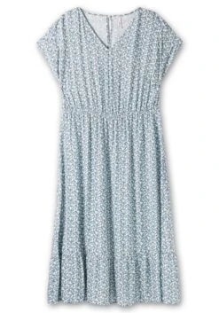 Sheego Kleid Mit V-Ausschnitt Und Blumendruck -Sheego Verkaufe 14043301492 04PZ1 00 SH