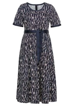 Sheego Midikleid Mit Bindegürtel Und Alloverdruck -Sheego Verkaufe 14043600524 03YW2 00 SH