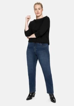 Sheego Gerade Jeans Mit »Ultimate Stretch«, Wächst Bis 3 Gr. Mit -Sheego Verkaufe 14069000330 043TV 02 SH