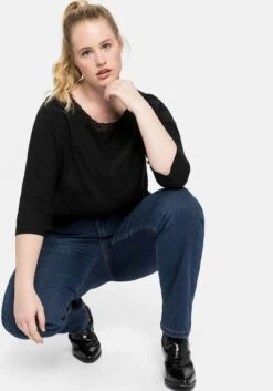 Sheego Gerade Jeans Mit »Ultimate Stretch«, Wächst Bis 3 Gr. Mit -Sheego Verkaufe 14069000330 043U2 02 SH