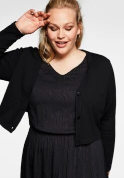 Sheego Ärmelloses Kleid Und Kurzer Cardigan Im Set -Sheego Verkaufe 14083500289 045JF 00 SH