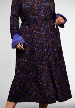 Sheego Blusenkleid Mit Alloverprint Und Bindeband -Sheego Verkaufe 14102900377 045Q7 00 SH