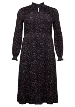 Sheego Figurbetontes Midikleid Mit Smokdetails -Sheego Verkaufe 14103000377 045WS 00 SH