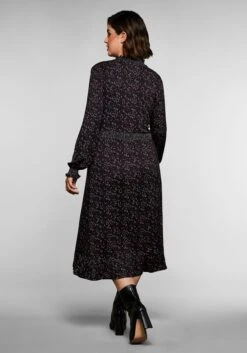 Sheego Figurbetontes Midikleid Mit Smokdetails -Sheego Verkaufe 14103000377 045WW 00 SH