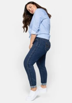 Sheego Girlfriend-Jeans Mit Vorverlegter Seitennaht -Sheego Verkaufe 14176800330 047XT 02 SH
