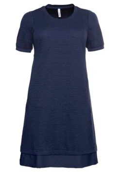 Sheego Sweatkleid Mit Satineinsatz Am Saum -Sheego Verkaufe 14179900018 049SH 00 SH