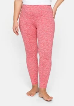 Sheego Relax-Leggings Mit Floralem Alloverdruck