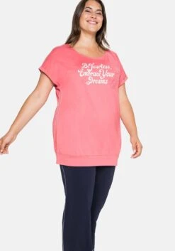 Sheego Relaxshirt Mit Frontdruck, In Oversized-Form -Sheego Verkaufe 14181700137 047KP 02 SH