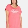 Sheego Relaxshirt Mit Frontdruck, In Oversized-Form