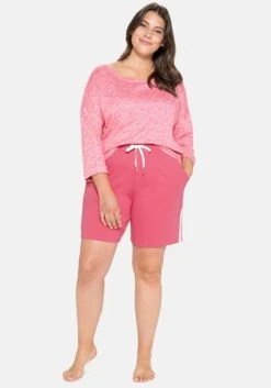 Sheego Relax-Sweatshirt Mit Blumendruck, In Oversized-Form -Sheego Verkaufe 14181901952 047LP 02 SH