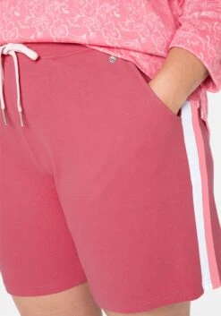 Sheego Relaxshorts Mit Kontrastdetails, Aus Interlock -Sheego Verkaufe 14182000137 047LE 02 SH