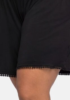 Sheego Strandshorts Mit Smokbund Und Häkelspitze -Sheego Verkaufe 14194300289 049TK 02 SH