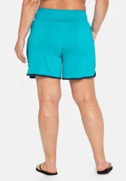 Sheego Strandshorts Mit Kontrastdetails Und Smokbund -Sheego Verkaufe 14194400135 049CQ 02 SH