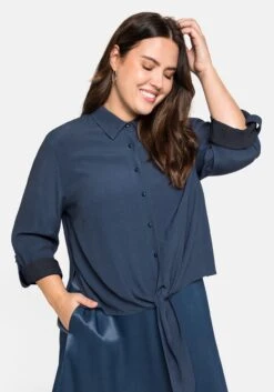 Sheego Maxikleid Mit Bluse, Aus Satin Und Crêpe 11 Sheego Maxikleid Mit Bluse, Aus Satin Und Crêpe -Sheego Verkaufe 14197500035 049KR 02 SH