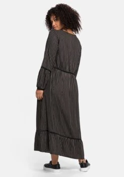 Sheego Maxikleid Mit Streifen Und Zierblenden -Sheego Verkaufe 14213800377 0497Q 02 SH