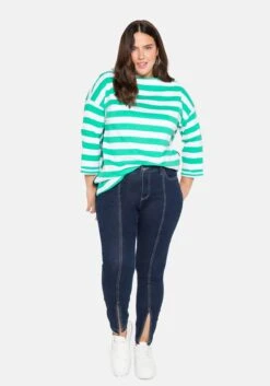 Sheego Schmale Ankle-Jeans Mit Teilungsnaht Vorn -Sheego Verkaufe 14214000332 049BH 02 SH