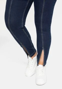 Sheego Schmale Ankle-Jeans Mit Teilungsnaht Vorn -Sheego Verkaufe 14214000332 049BN 02 SH