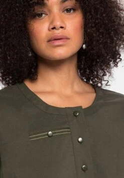 Sheego Kleid Mit Knopfleiste Und Bindegürtel -Sheego Verkaufe 14214200172 0497S 02 SH