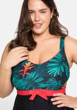 Tankini-Oberteil In Ausgestellter Longform -Sheego Verkaufe 14215000377 049AQ 02 SH