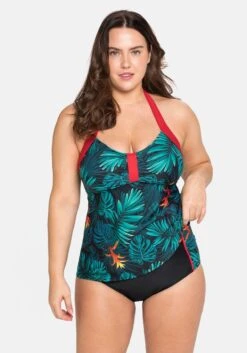 Neckholder Tankini-Top, In Leichter A-Linie