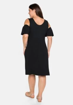 Sheego Strandkleid Mit Cut-outs Und Flügelärmeln -Sheego Verkaufe 14232800289 04A3E 02 SH