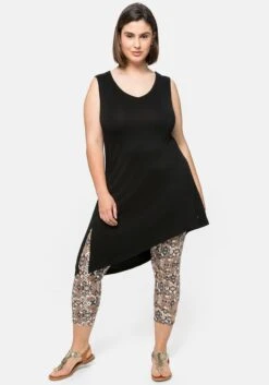 Sheego Strandleggings In 3/4-Länge Mit Cut-outs Am Saum -Sheego Verkaufe 14233502004 04A6W 00 SH