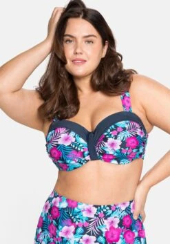 Sheego Bikini-Oberteil Mit Wattierten Cups Und Bügel