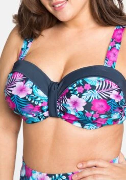 Sheego Bikini-Oberteil Mit Wattierten Cups Und Bügel -Sheego Verkaufe 14239501938 049XF 02 SH
