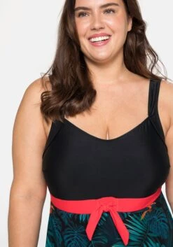 Badekleid Mit Rock Aus Mesh, Mit Shaping-Effekt -Sheego Verkaufe 14240800377 049VV 02 SH