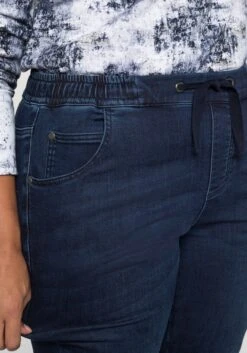 Sheego Sweathose In Denimoptik, Mit Bindeband -Sheego Verkaufe 14256100330 048UH 02 SH