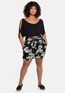 Sheego Strandshirt Mit Geschlitzten Fledermausärmeln -Sheego Verkaufe 14267300289 049YE 02 SH