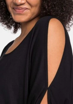 Sheego Strandshirt Mit Geschlitzten Fledermausärmeln -Sheego Verkaufe 14267300289 049YF 02 SH