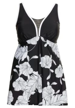 Sheego Badekleid Mit Blumenprint Und Mesh-Detail -Sheego Verkaufe 14280900377 04ADS 00 SH