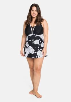 Sheego Badekleid Mit Blumenprint Und Mesh-Detail -Sheego Verkaufe 14280900377 04ADU 02 SH