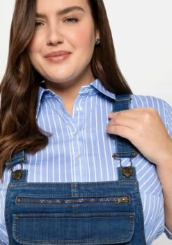 Sheego Jeans-Latzhose Mit Brusttasche Und Seitlichem Einsatz -Sheego Verkaufe 14281000327 048LA 02 SH