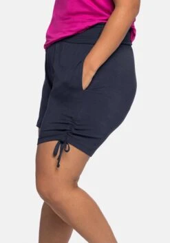 Sheego Strandshorts Mit Breitem Smokbund Und Raffung Seitlich -Sheego Verkaufe 14282600035 04AIP 02 SH