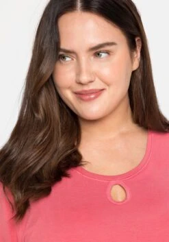 Sheego Schlafanzugshirt Mit Spitze Am Saumabschluss -Sheego Verkaufe 14288600137 04AP1 02 SH