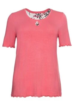 Sheego Schlafanzugshirt Mit Spitze Am Saumabschluss -Sheego Verkaufe 14288600137 04AP2 00 SH